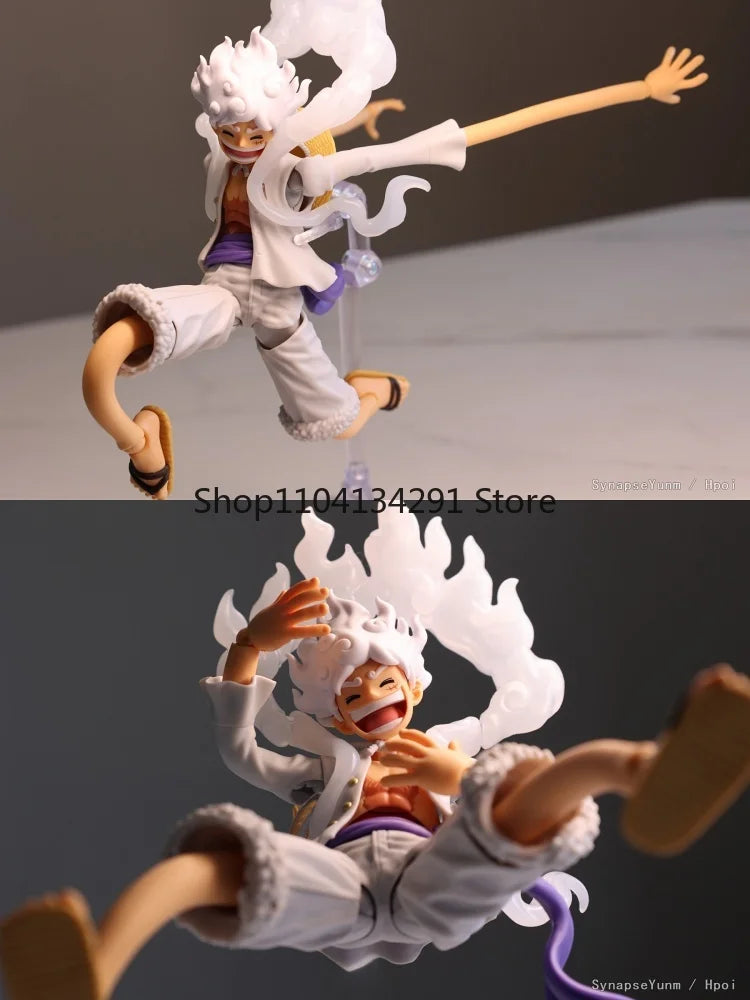 In Stock Original Bandai S.H.Figuarts S.H.Figuarts Anime Monkey D Luffy Gear 5 Nika One Piece Action Figure Pvc Model Toys Gifts