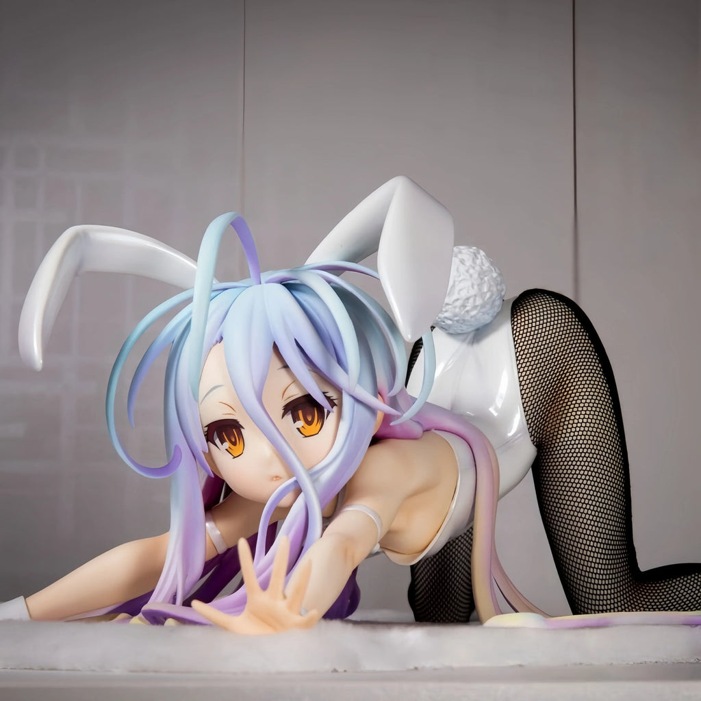 No Game No Life Shiro Bunny Girl 1/4 Scale Figure - White Dress Ver. Anime Collectible In Stock Jp Ver Action Figure Toy