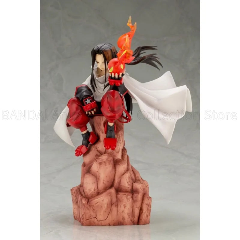 Original Kotobukiya ARTFX J SHAMAN KING Hao Asakura Anime Humanoid Toys Decoration Gift