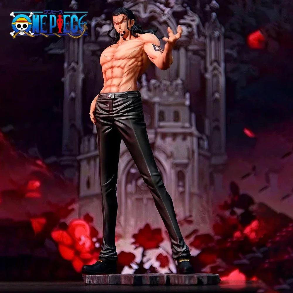 25cm/9.84in Anime ONE PIECE Figure Rob Lucci Action Figures Pvc Statue Desktop Ornamen Collection Model Toys Gifts