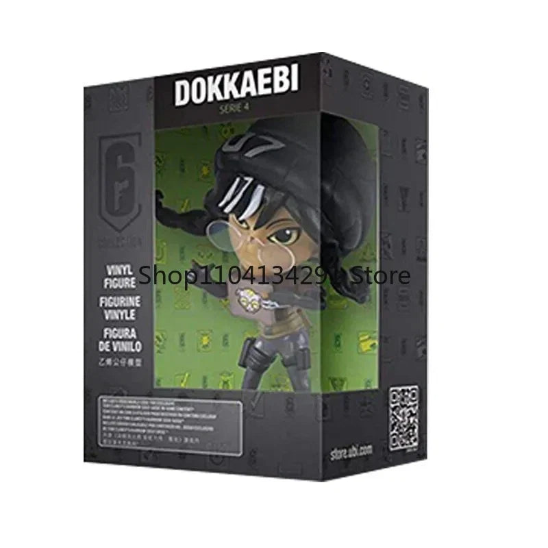 10cm R6 Rainbow Six Siege Figure Blitz Montagne Bandit Caveira Thermite Ash Action Figure Q Version Collection Decora Toys Gifts