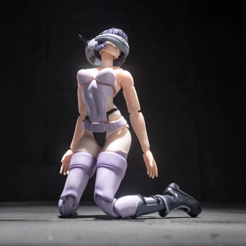 Hallo Esg0202 1/12 Maßstab Motoko Kusanagi Anime Actionfigur - Stand Alone Complex Mobile Suit Girl Doll 15 cm Sammlerstück