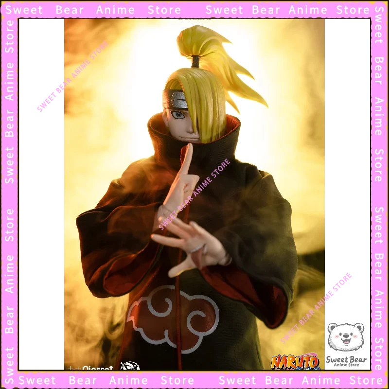 In Stock RocketToys Original Naruto Akatsuki Deidara Soldier Action Figure Anime Model Trendy Toys Desktop Doll Collectibles