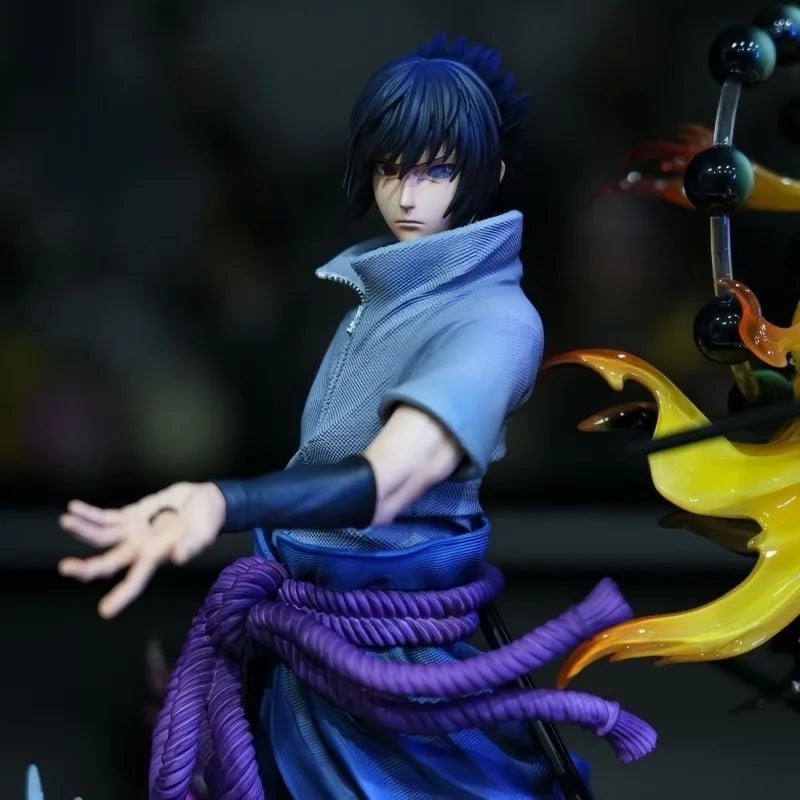 New Model Hypoxia Uzumaki Naruto Uchiha Sasuke Ninja GK Peripheral Ornaments Trendy Play Birthday Gift Anime Figure Model Doll
