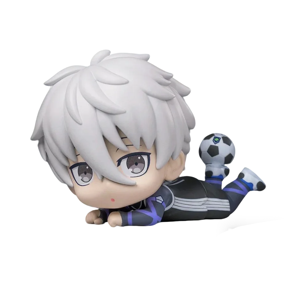 BLUE LOCK Action Figures Isagi Yoichi Nagi Seishiro Anime Figure Q Version Figurine PVC Collectible Model Kids Doll Toys Gift