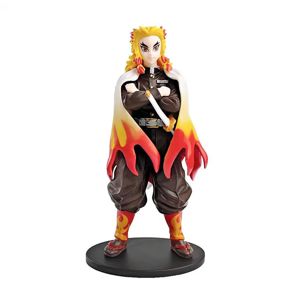 Anime 16CM Demon Slayer Kimetsu No Yaiba Figure Kamado Tanjirou Action Figure Agatsuma Zenitsu Nezuko Warrior PVC Model Toys AAA