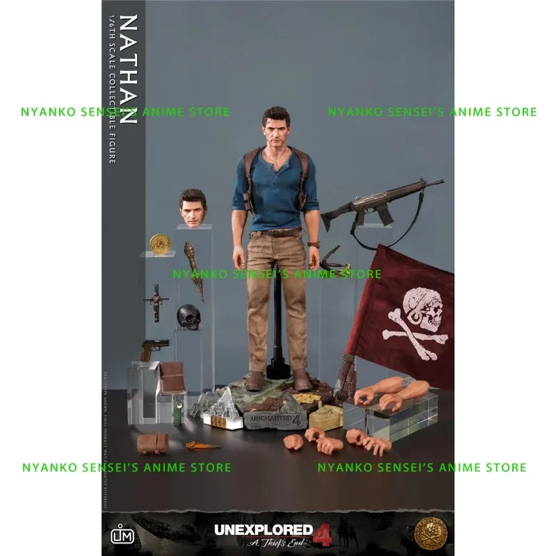 In Stock LimToys 1/6 Scale LIM012 Uncharted Nathan Drake 30cm Action Figure Anime Models Toy Doll Gift Hobby Collectible