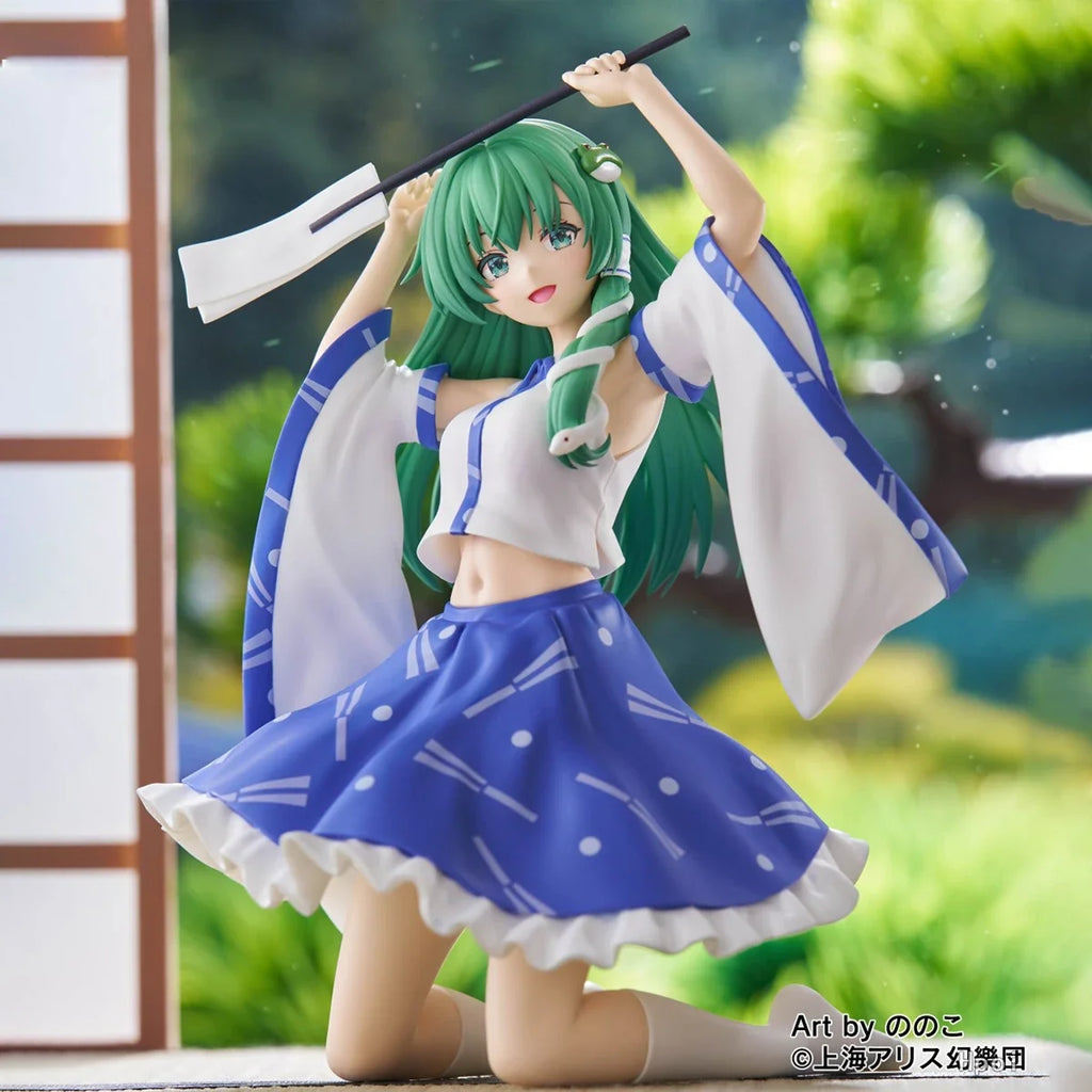 Original Genuine FuRyu Prepainted Noodle Stopper Figure Touhou Project Kotiya Sanae Anime Character Model Figure Decoration Gift