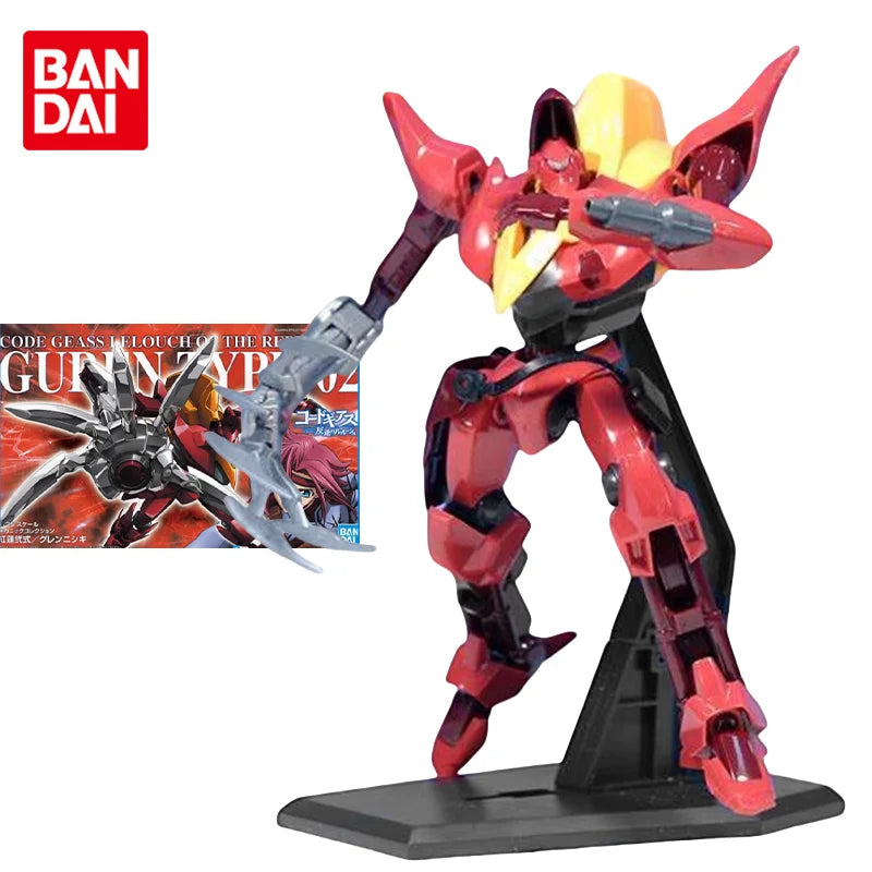 Bandai Original Anime Action Figure GUREN TYPOE-02 Assembly Model Toys Collectible Model Ornaments Gifts for Children