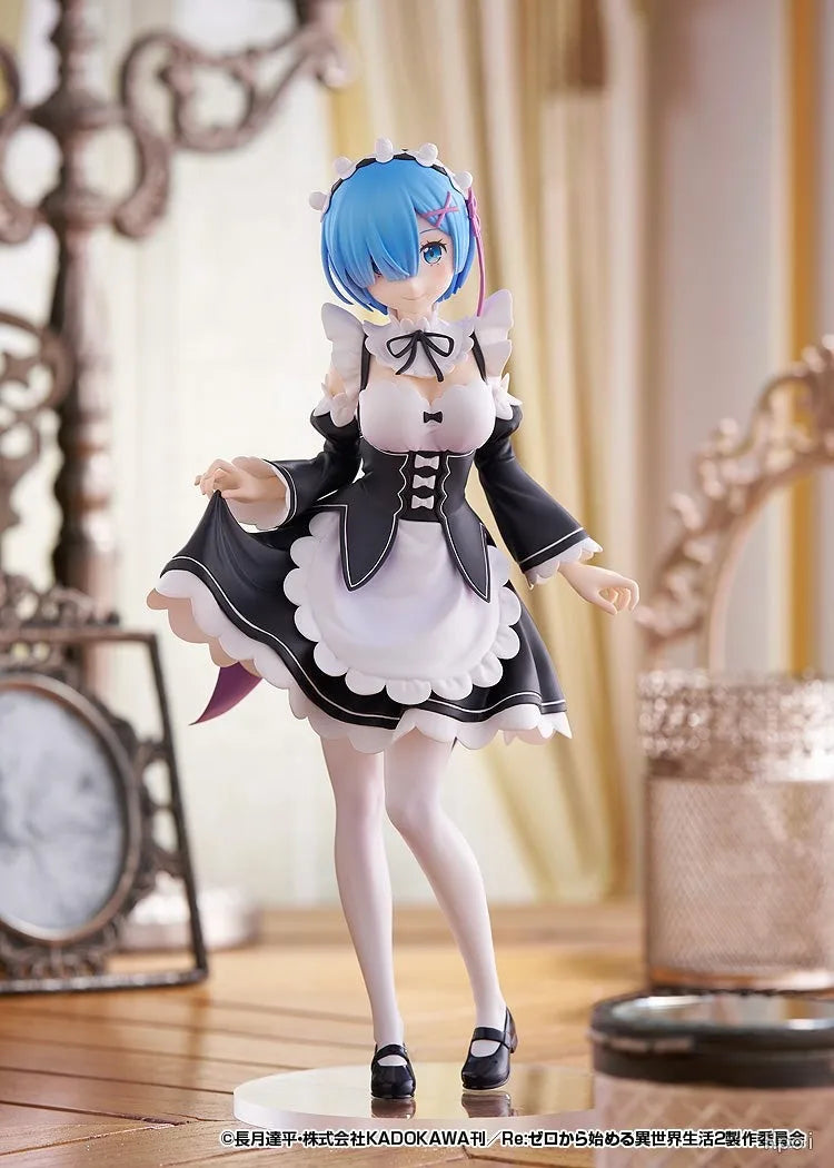 In Stock Original GSC POP UP PARADE Re: ZERO - Starting Life in Another World - REM Figures Anime Models Toys Gifts