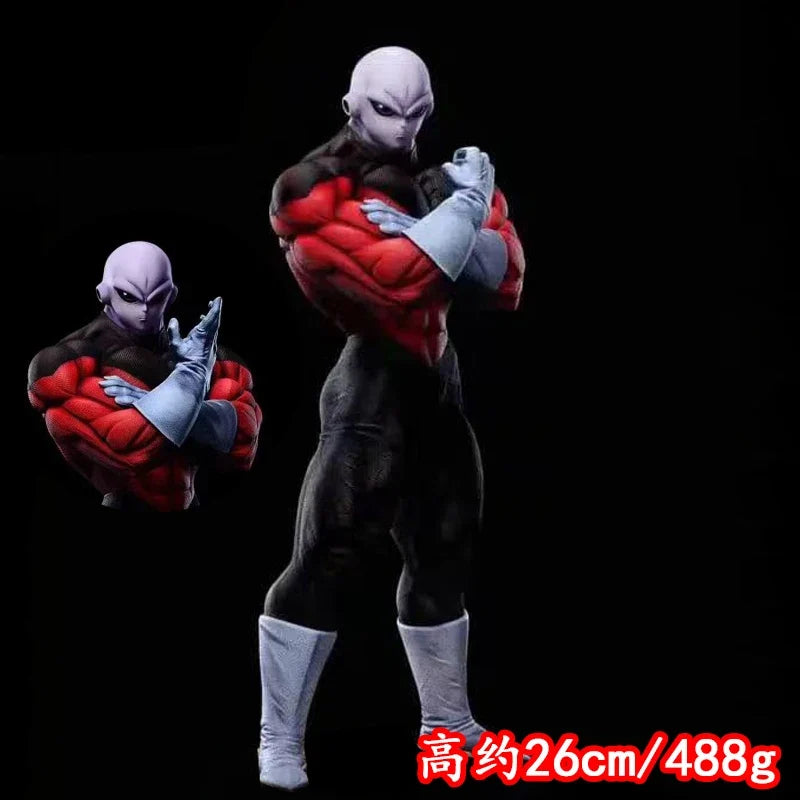26cm Dragon Ball Figure Jiren Anime Figures Jiren The Grey Stand Action Figurine Model Statue Doll Toys Kid Christmas Gifts