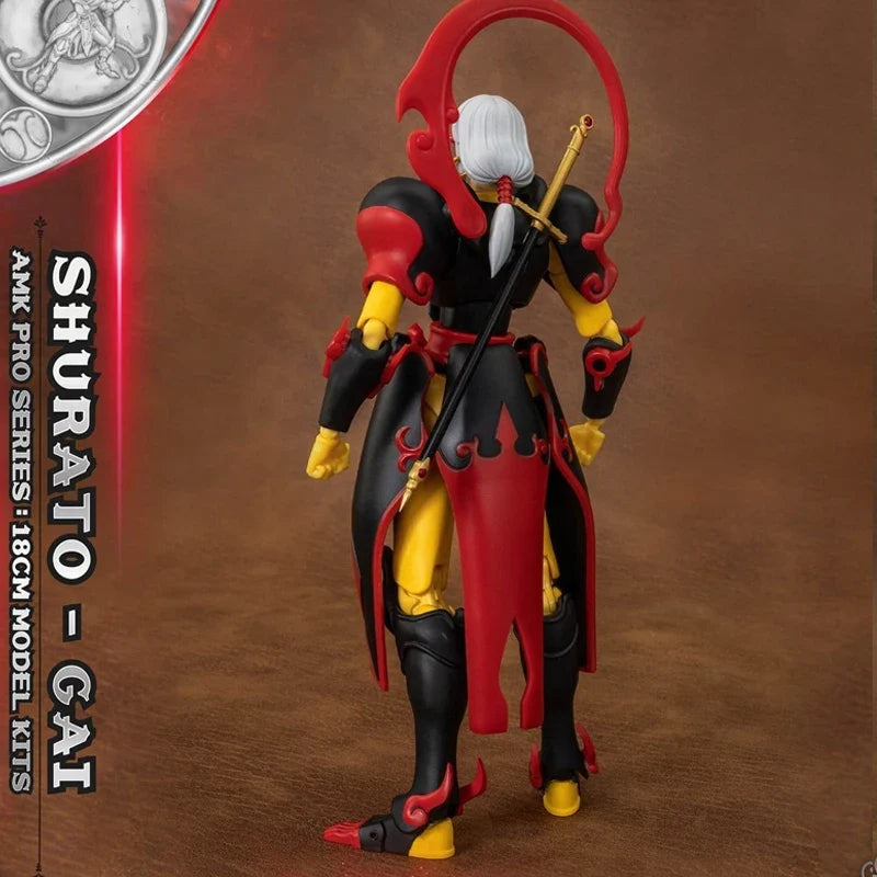 Yolopark AMK PRO X Series Tenkuu Senki Shurato Kuroki Gai Metal Armor With Object Action Figure Pre-order