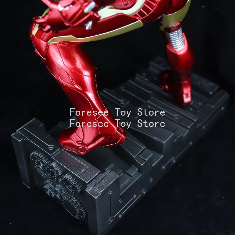 50cm Mark7 Figure Marvel Comics Anime Figure Collection Light-up Resin Model Desktop Ornament Decorations Best Gift for Children