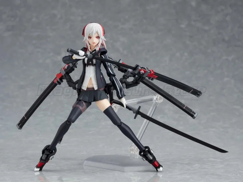 【MT】Original Max Factory Figma #422 High School Girl with Heavy Armor Four 1/12 Action Figure Model Collection