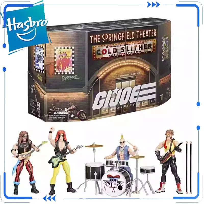 Original Hasbro G.I. Joe The Dreadnoks 4er-Figuren-Set 15 cm Actionfiguren Spielzeug für Jungen Mädchen Geschenk Sammlermodell Ornamente