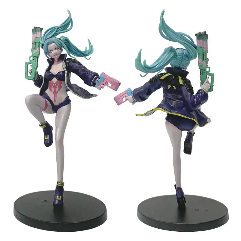 23CM Anime Game Cyberpunk: Edgerunners Rebecca Figure Standing Anime Model Toy Gift Lucy Collection David Martinez Aciton Figure