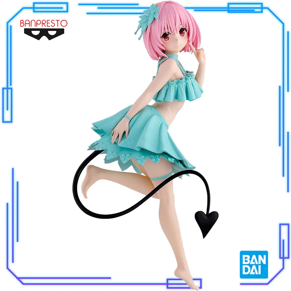 In Stock Bandai Original Genuine Banpresto Anime To Love-Ru Darkness Glitter&Glamours Momo Belia Deviluke 22cm Model Toy Figures