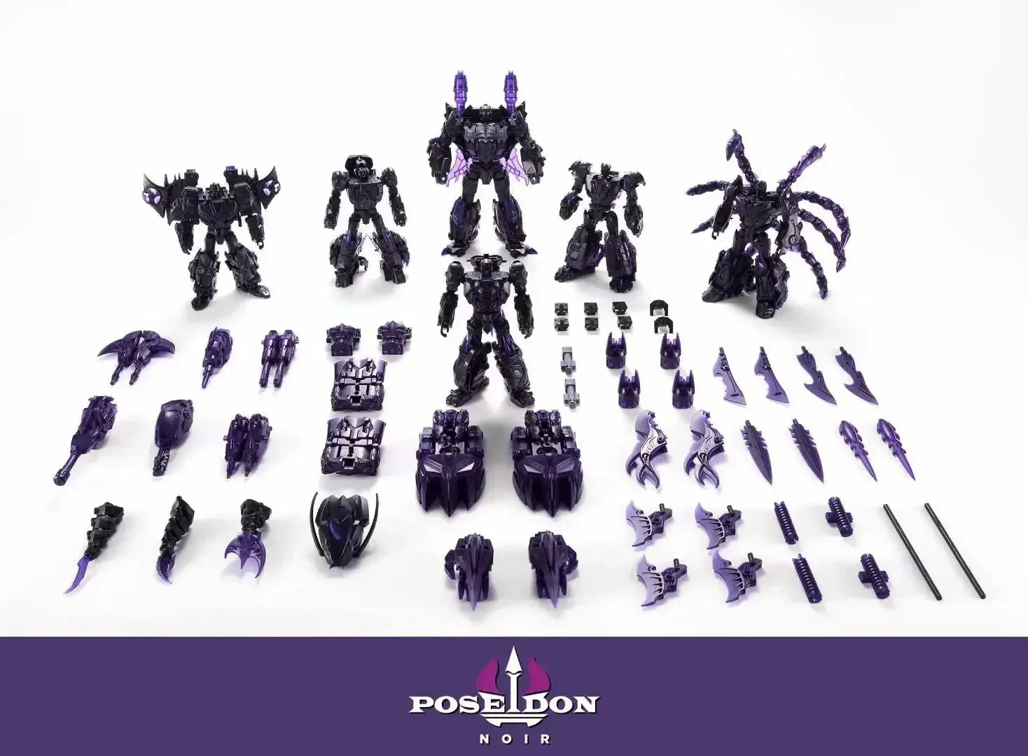Auf Lager TFC Poseidon Piranakon P-01-06 Transformationsspielzeug 6-Modell Komplettset Reproduktion Actionfigur Spielzeugsammlung Geschenk