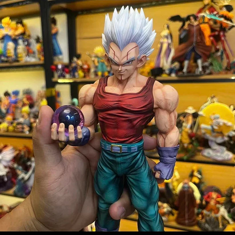 31cm/12.2inch Dragon Ball Gt Baby Vegeta Figure Replace Heads Arms Pvc Action Figures Gk Statue Collectible Model Toys Fgifts