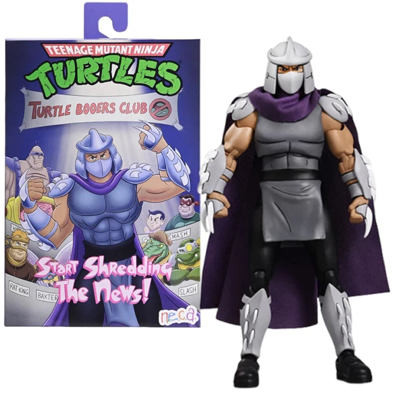 NECA 54496 Teenage Mutant Ninja Turtle Model TMNT Shredder Action Figure Anime Figuras Peripheral 7-Inch Figurine Original Gift