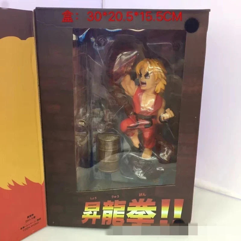 Street Fighter Street Fighter T.N.C Red KEN Shoryuken Chunli Figure Ornament Model