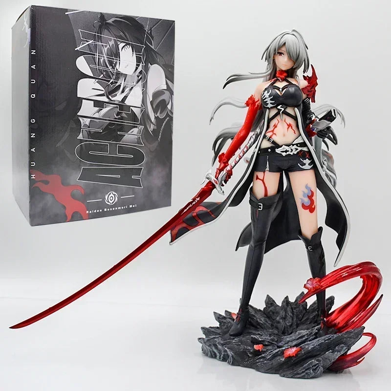 40cm Honkai Star Rail Huang Quan Anime Girl Figure Acheron Action Figure Houkai Gakuen Figurine Game Statue Model Doll Toys Gift