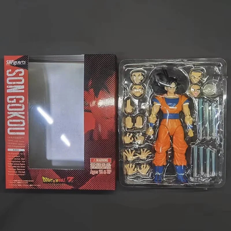 Son Goku Dragon Ball Z SH Figuarts Super Saiyan SHF Figurine Goku SSJ Action Figure Anime Peripheral Collection Model Toys Gifts