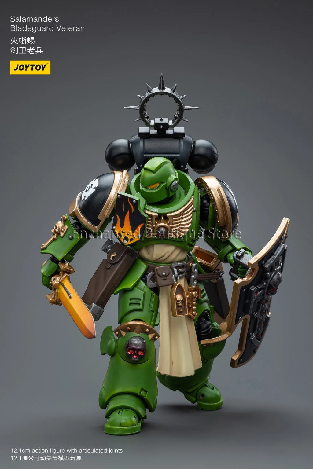 JOYTOY 40K 1/18 Bladeguard Veteran Action Figure Dark Angels Salamanders Figurine Model Gift for Collection