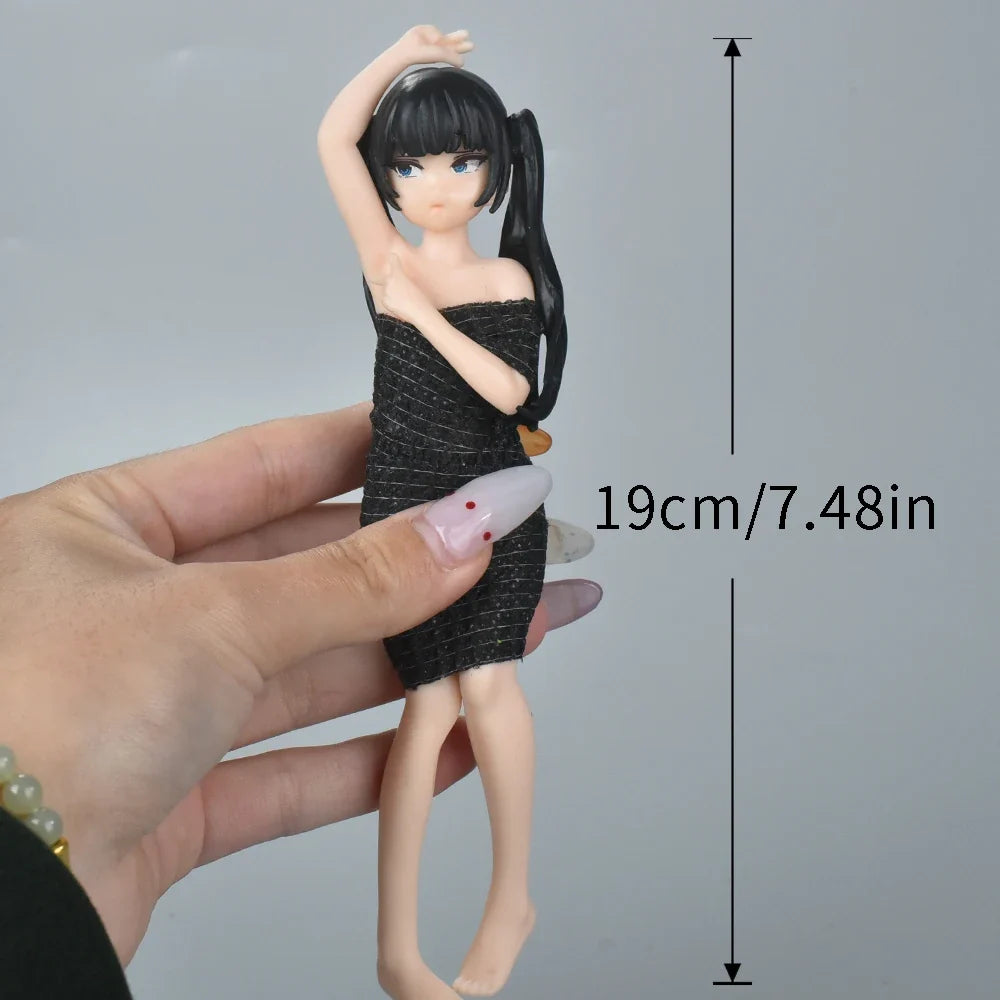 Aixlan Waifu Figure Chuno Hayashi 19cm Loli Sexy Girl Girl PVC Action Figure Flat Paint Amine Adult Figures 18+ Uncensored
