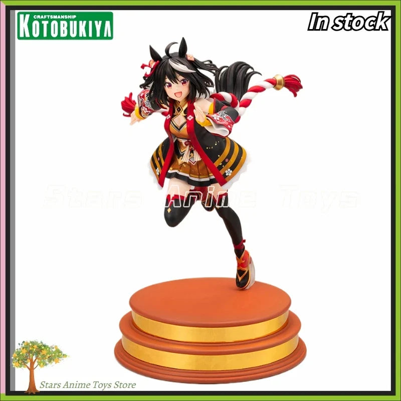 Original Kotobukiya PrettyDerby Kitasan Black Is Driven By The Approaching Enthusiasm 1/7 Animation Figures Models Toy