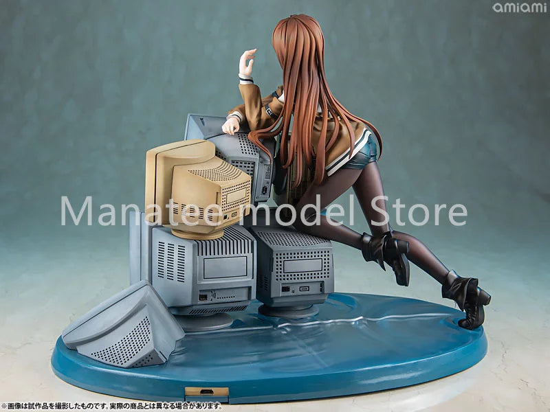 KADOKAWA Original Kurisu Makise With LED Light-Up Feature 1/7 PVC Action Figure Anime Model Toys Collection Doll Gift