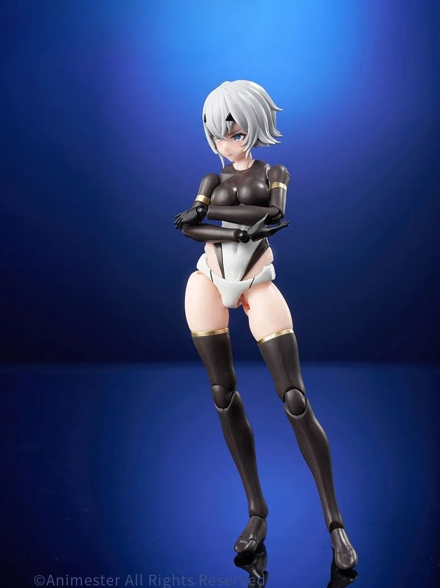 【In stock 】1/12 White Dragon Knight Galahad Mechanical Mecha Girl Assembleable and Poseable Model