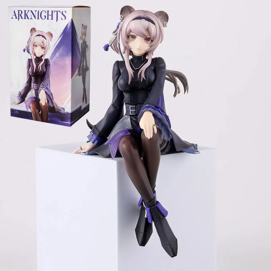 Arknights Pretty Girl Noodle Stopper Pvc Model Kawaii Dolls High Quality Collection Desk Decoration Toys Boys Gift