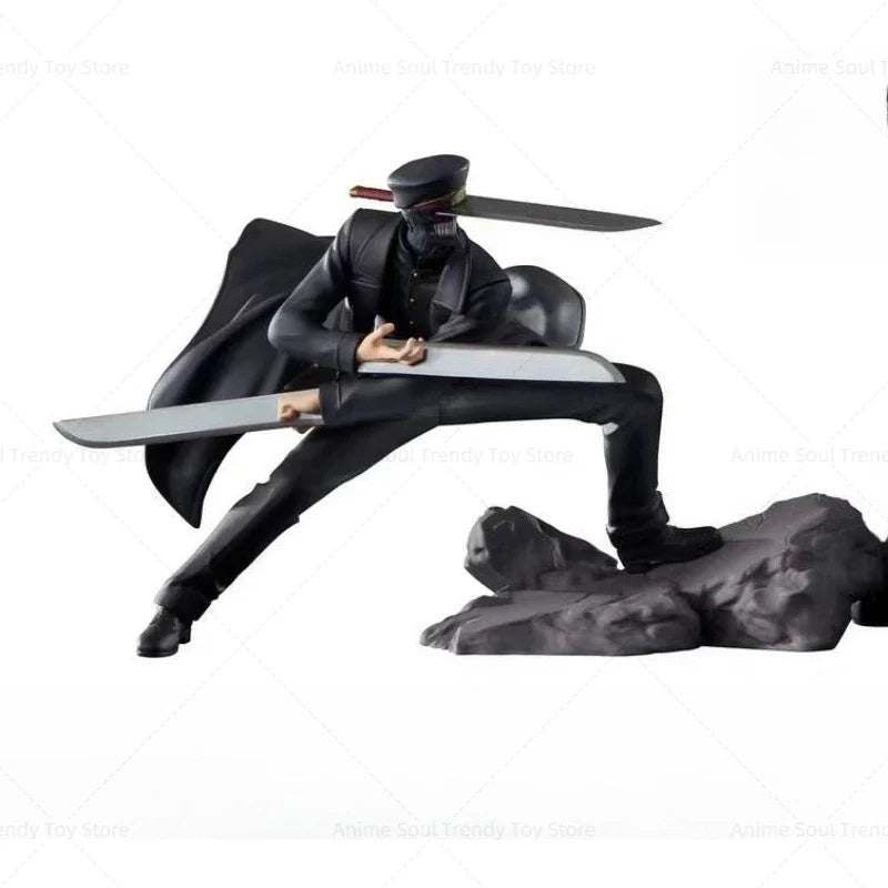 In Stock Bandai Banpresto Combination Battle Anime Chainsaw Man Denji Kantana Man Action Figure Model Toy Gift AS
