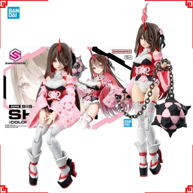 Bandai 30 Minutes Missions Model Kit 30MS SIS-Y00 Shuremi Color B Action Figure Building Kit Anime Figures Toys For Boys Gift