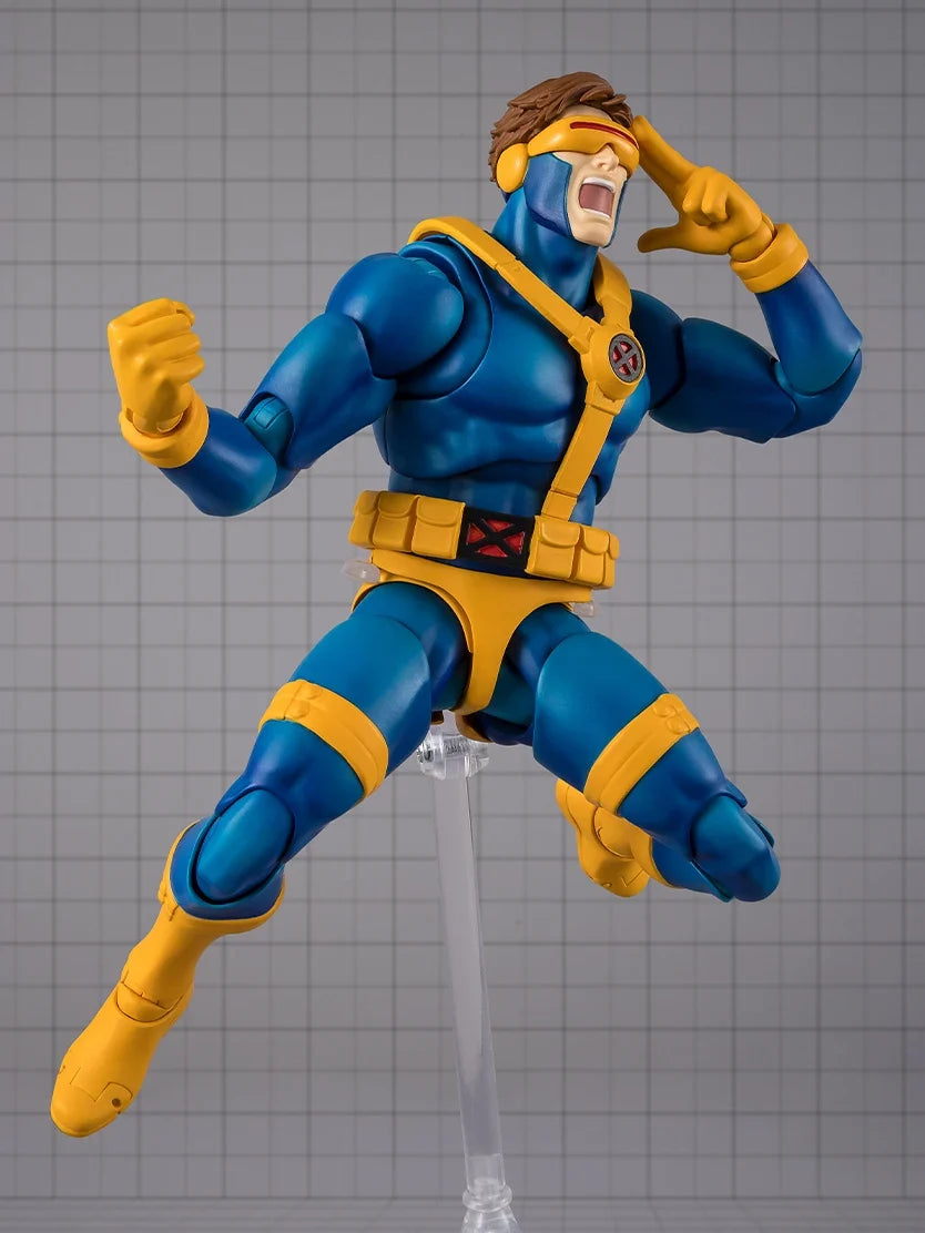 Original BANDAI S.H.Figuarts X-Men Cyclops GAMERVERSE Action Figure Toys PVC Model Collection Anime Joint Figurine Doll Gift