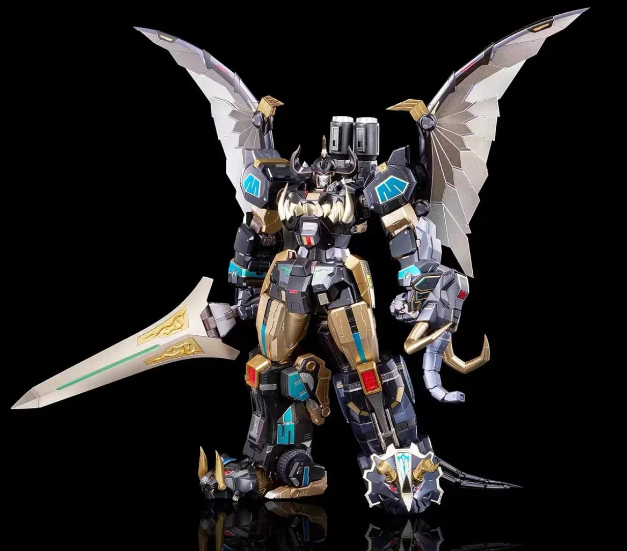 [Auf Lager] ZL-01B KO FLAMETOYS Beast Lord Dragon Caesar Megazord Poseable Alloy Figure Preorder, Fertigmodell