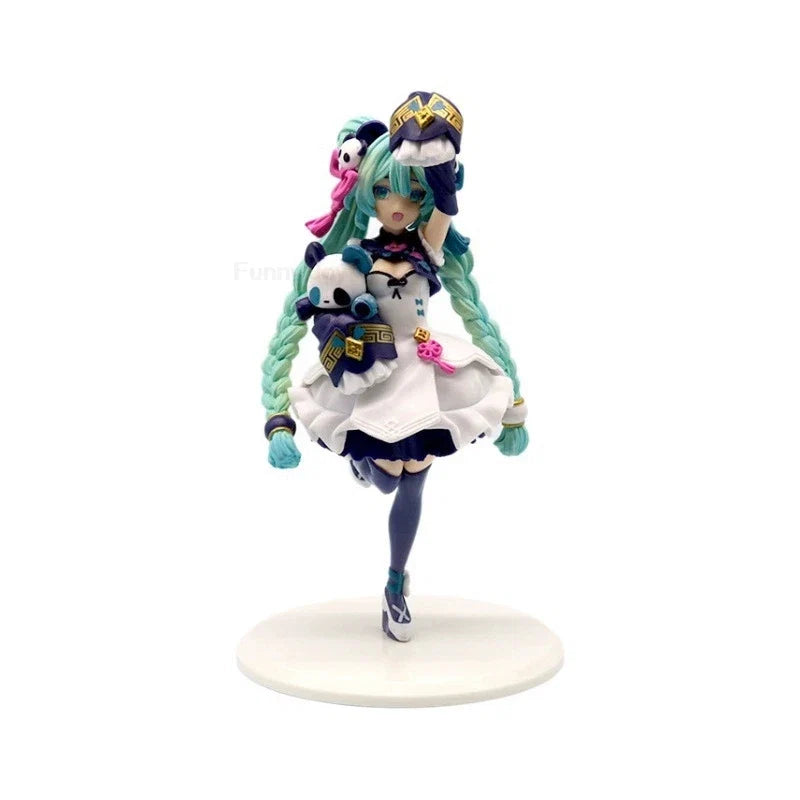 Anime Hatsune Miku Figure Wedding Dress Action Figures Kawaii Swimsuit Vocaloid PVC Collectible Model Toys Girl Gift