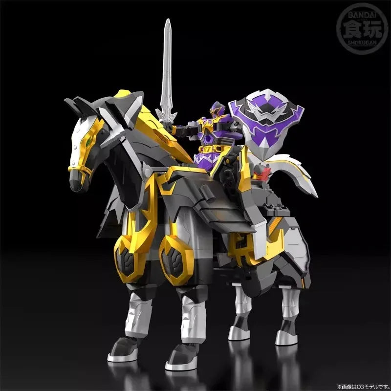 100%Original in Stock Bandai SMP Mahou Sentai Magiranger Black Wolf Caesar Demon God Combine Anime Character Assemble Toy Model
