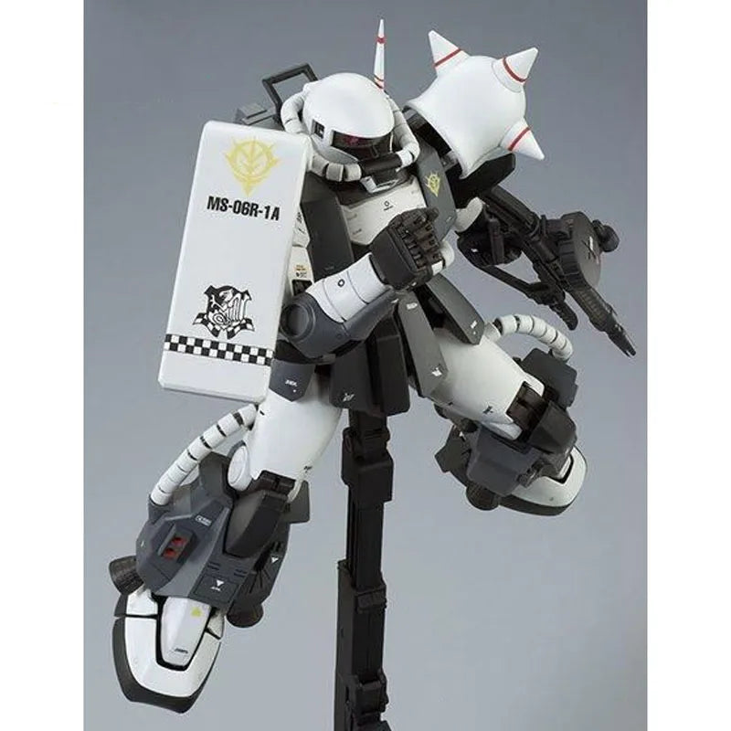 Bandai Original MG ZakuⅡ High Mobility Type MS-06R-1A 1/100 Action Figure Assembly Model Toys Gifts For Children GUNDAM