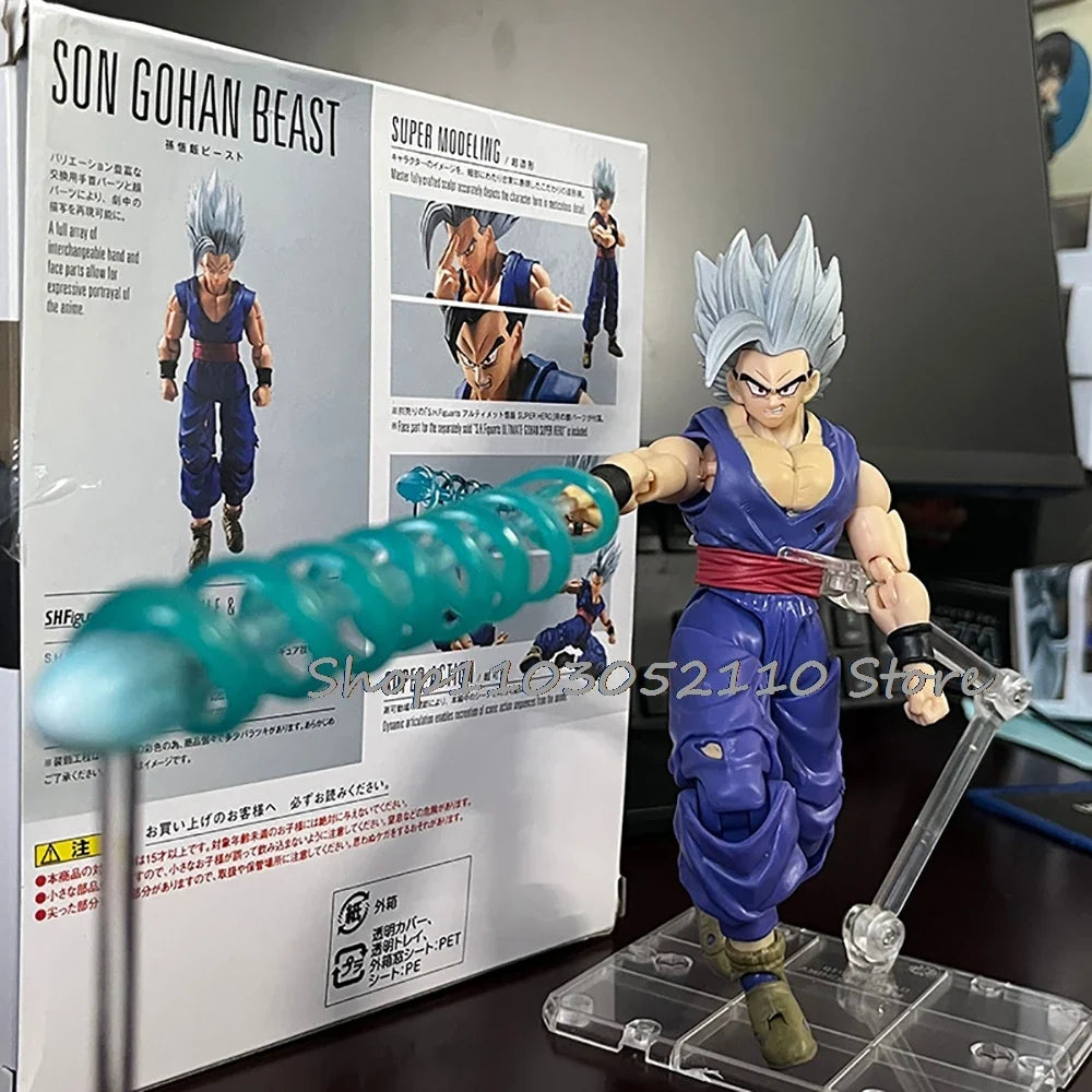 Anime S.H.Figuarts Dragon Ball Z Son Gohan Beast Figure SHF Gohan Super Hero PVC Action Model Toy Doll Birthday Gifts