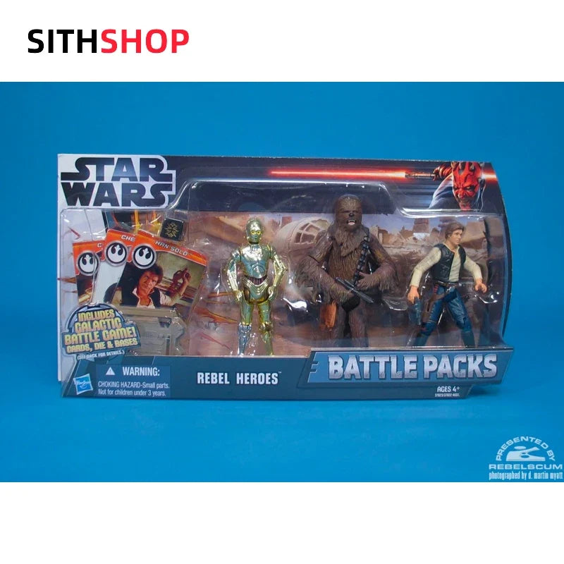 Hasbro Star Wars Republic Obi-Wan Clone Combat Pack 3.75 "Action Figure Tabletop Case Display Can Move Action Toys