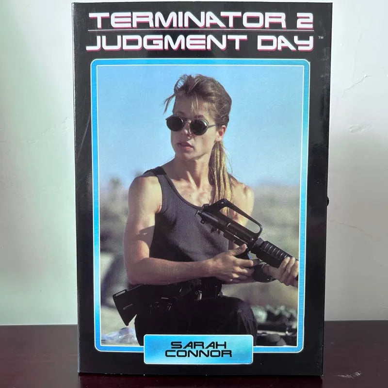 NECA Terminator 2 Judgment Day T-800 Sarah Connor Arnold Schwarzenegger Actionfigur Modell Spielzeug Sammlung Geburtstagsgeschenk