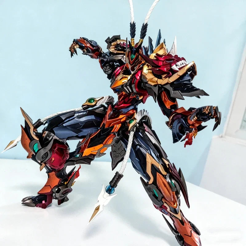 Motor Nuclear 1/72 Monkey King Son Goku Assembly Model Kit Action Figure Painted Mecha With Effect Part Collectable Toy Boy Gift