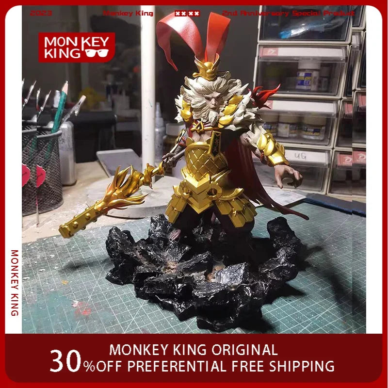 22cm DOTA2 Figure The Monkey King High-end Customization Anime Collectible Model Desktop Decorations  Holiday Gifts Children Toy