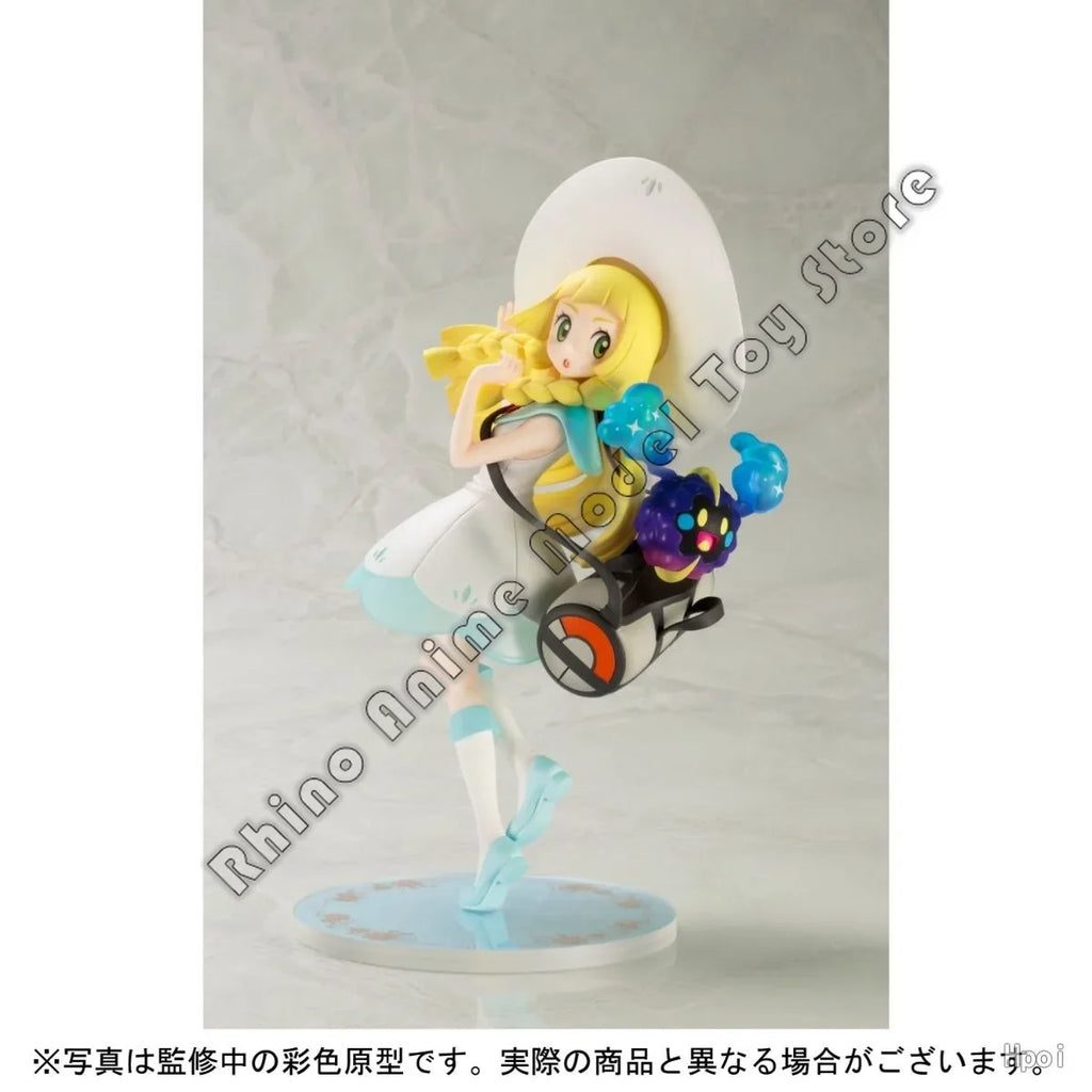 In Stock Original Genuine Kotobukiya Pokémon 1/8 Lillie 22cm Anime Action Figure Collection Model Japanese PVC Statue Gift