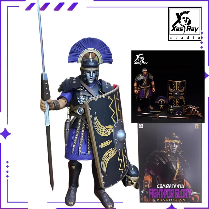 Spot XesRay Original Authentic Honor War 7-inch Roman Guard Purple Limited Edition Finished Product Movable Doll Model Toy Gift