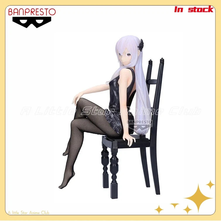 In Stock Original BANDAI BANPRESTO Relax Time Re: Life A Different World From Zero Echidna Animation Figure