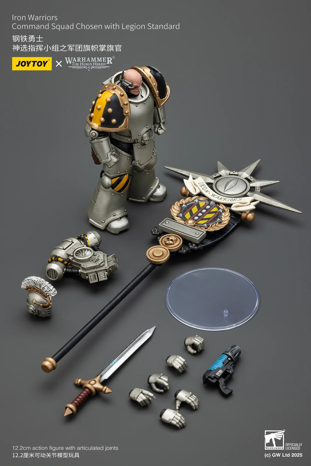 【Pre Sale】Original JOYTOY 1/18 Action Figure Warhammer The Horus Heresy Iron Warriors Ornament Collection