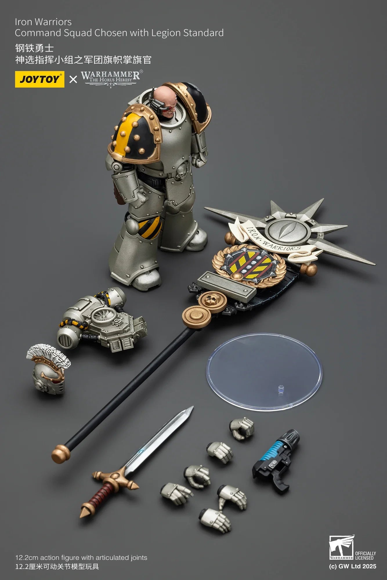 【Pre Sale】Original JOYTOY 1/18 Action Figure Warhammer The Horus Heresy Iron Warriors Ornament Collection